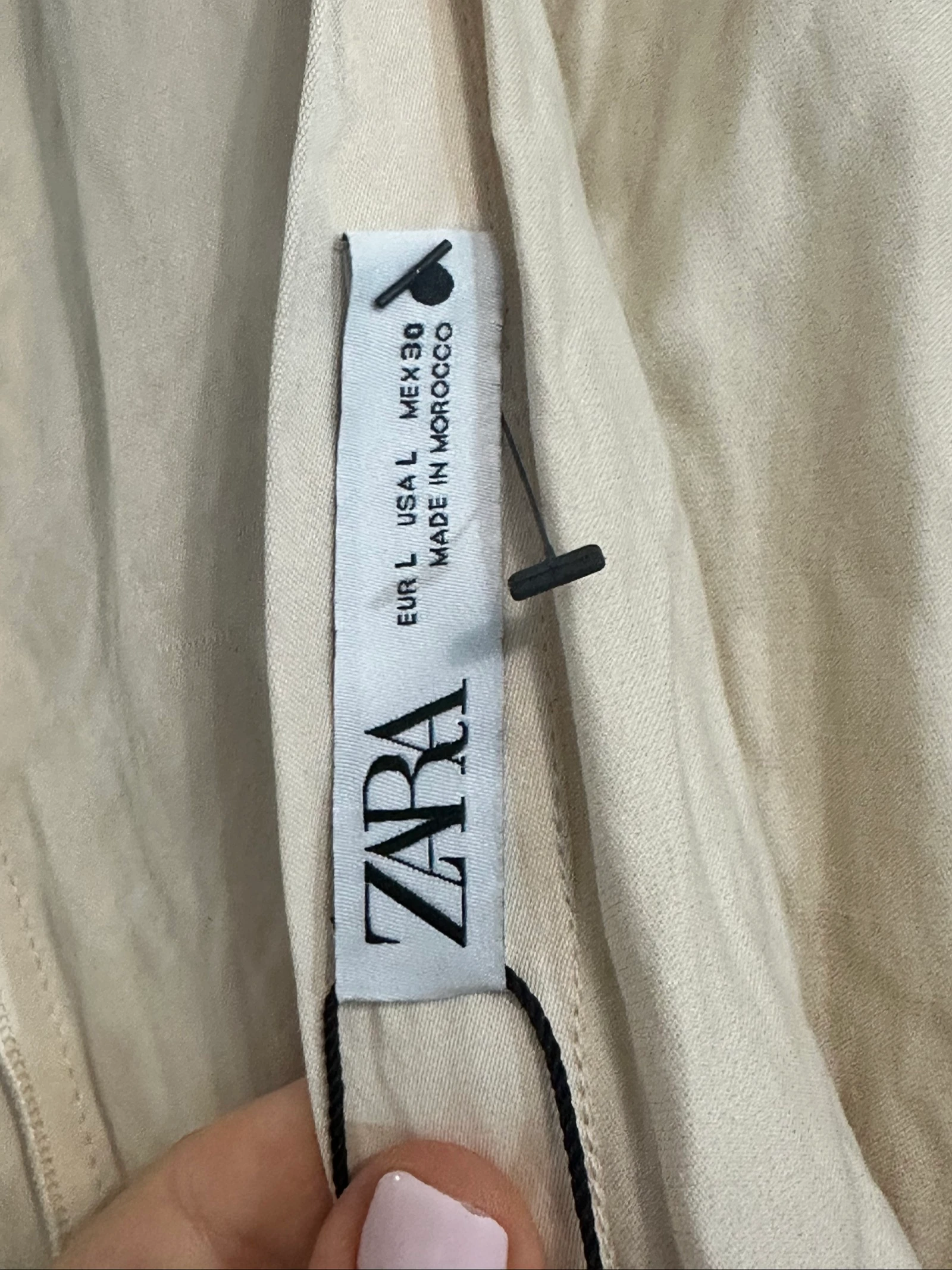 Beige Zara-jurk nieuw | Maat L – photo 5